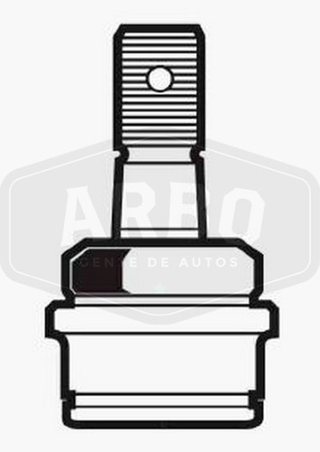 Rotula Peugeot 405 91/94 Inferior Rosca Fina 38mm Thompson