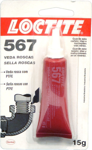 Sellado De Roscas 567 X  15 Gr Blister Loctite