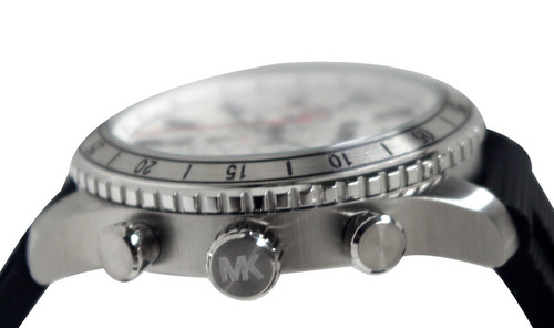Relógio Michael Kors Mk8353 Richardson Orig Silver Silicon