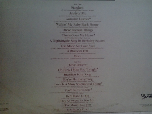 Lp Nat King Cile Greatest Love Songs Envio 14,00$ (Usado)