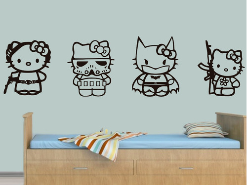 Bondai Vinilos Decorativos Infantil Hello Kitty Personajes