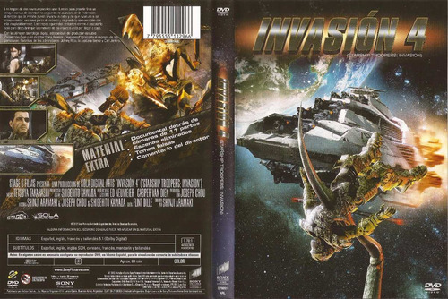 Invasion 4 Dvd Starship Troopers: Invasion Cienia Ficcion