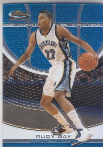 2005-06 Topps Finest Xrc Rudy Gay Grizzlies /379