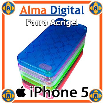 Forro Acrigel iPhone 5 5s Estuche Protector Goma Manguera