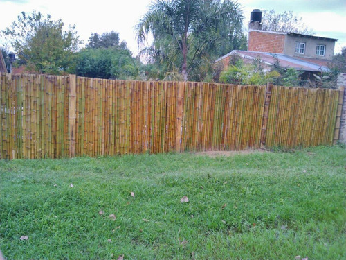 Cercos De Cañas Quemadas Y Naturales Pergolas Zona Norte