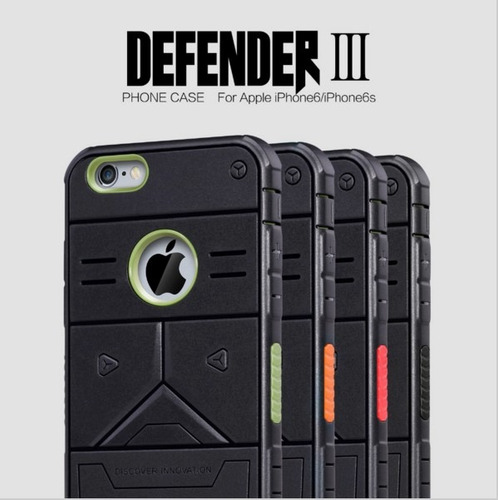 Funda Para Celular iPhone 6 6s Defender Iii Hibrido De Lujo