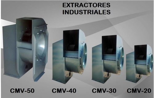 Extractor De Aire Industrial Cmv40 Motor 3 Hp