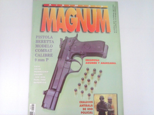 Revista Magnum 122 Pistola Beretta Combat 9 Mm