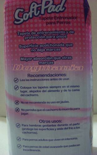 Tapete Entrenador 7pzs Para Baño Softpad Cachorro Fancy Pets