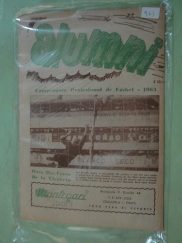 Revista Alumni 973 Boca Juniors Y Huracan River Plate