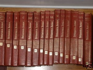 Enciclopedia Britannica Junior En Ingles,1947 Todos Los Tomo