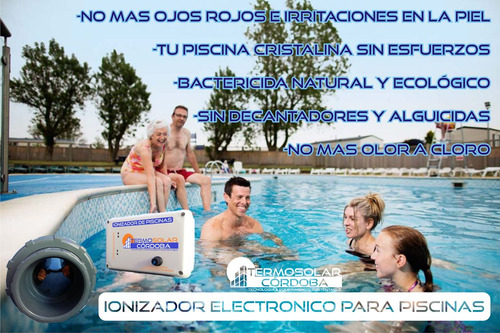 Imagen 3 de 5 de Ionizador Para Piscinas 4 Anodos No Mas Cloro!