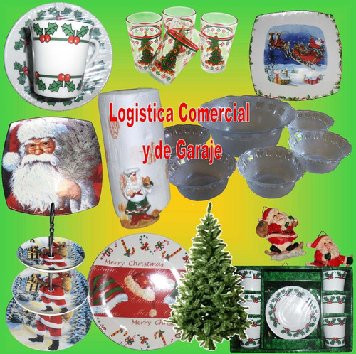 Juego De Tazas + Platos De Porcelana (12 Pzas) 80 Ml Navidad