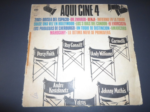 Aquí Cine 4 Kostelanetz Percy Faith Caravelli * Vinilo