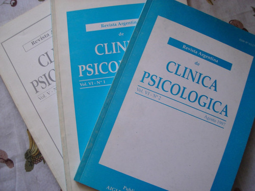 Clinica Psicologica. 3 Ejemplares