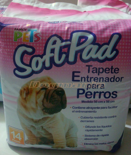 Tapete Entrenador 14pzs Para Baño Softpad Cachorro Fancypets