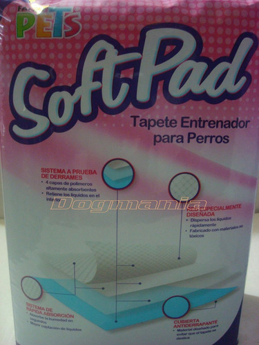 Tapete Entrenador 7pzs Para Baño Softpad Cachorro Fancy Pets