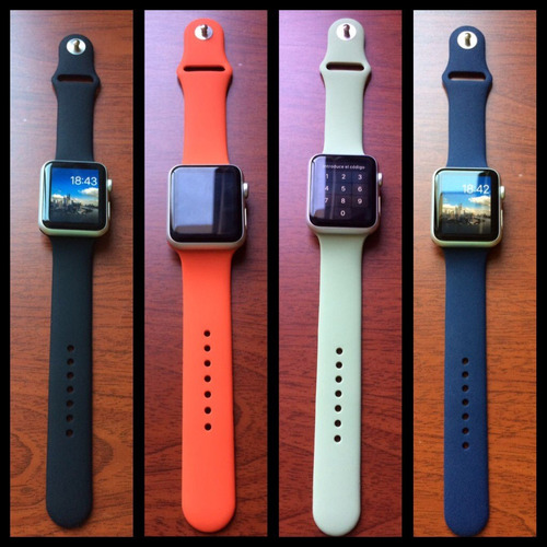 Pulseras Silicona Apple Watch! 38 Y 42mm!