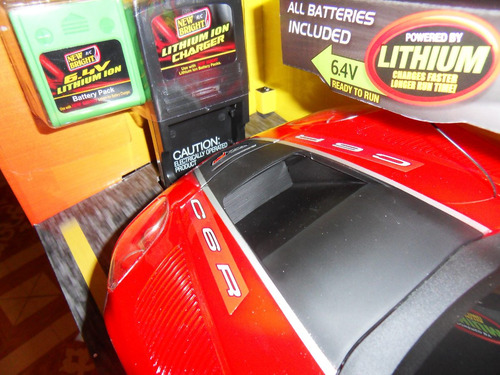 Carro A Control Remoto Inalambrico Grande Recargable Rc Lujo