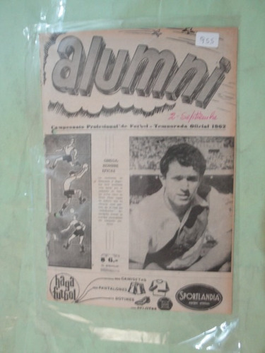 Revista Alumni 955 Onega De River Plate - Atlanta