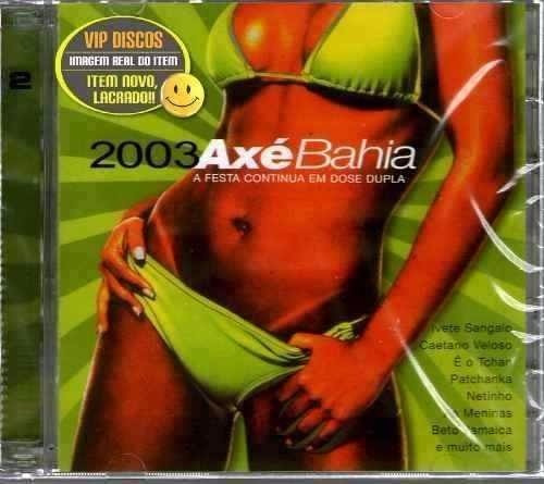 Cd Original - Cd Duplo - Axé Bahia 2003 - Raro E Semi Novo