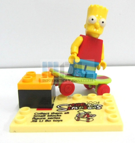 Simpsons X6 Figuras Bart Homero Lisa Marge Maggie Y Flanders