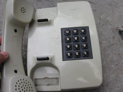 Mundo Vintage: Antiguo Telefono Gris Indumil Cj7 Tyo
