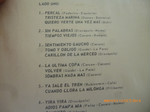 Vinilo Lp El Tio Cirilo Y Sus Sobrinos Tanguendo Suav(u291