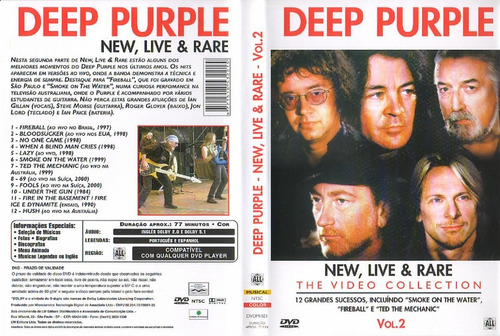 Dvd Lacrado Deep Purple New Live & Rare Volume 2