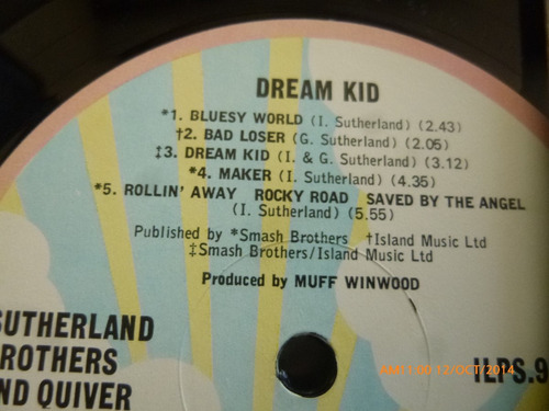 Vinilo Lp Dream Kid The Sutherland Broters (u916