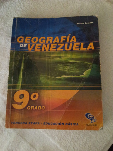 Libro Geografia De Venezuela 9no Grado. Editorial Cobo