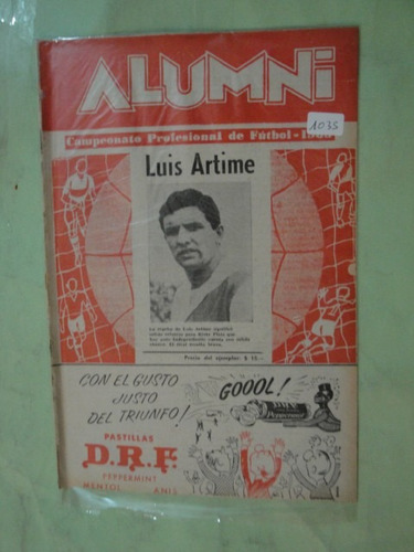 Revista Alumni 1035 Luis Artime De River Plate