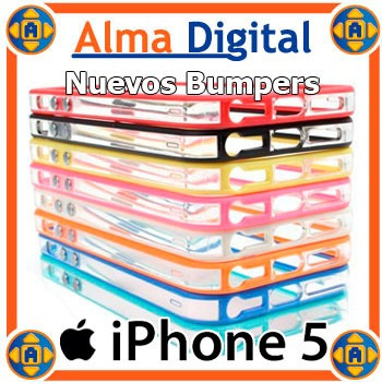 Imagen 1 de 6 de Forro Bumper iPhone 5 5s Estuche Protector Goma