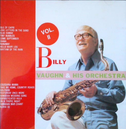 Cd Lacrado Billy Vaughn E His Orchestra Volume 2 1992
