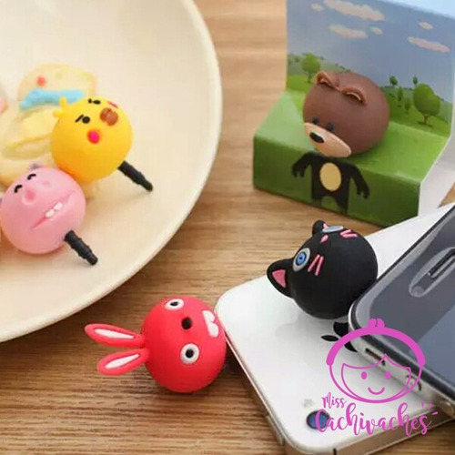 Imagen 1 de 1 de Adorno Celular Animalitos (tapa Polvo)