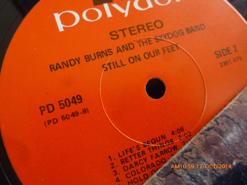 Vinilo Lp Randy Burns And The Skydog Band (u917