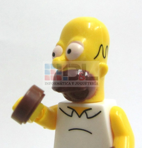 Simpsons X6 Figuras Bart Homero Lisa Marge Maggie Y Flanders