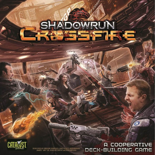 Shadowrun Crossfire Deck-building Game - Jogo Imp. Catalyst
