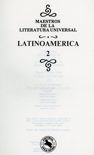 Maestros De La Literatura Universal, Latinoamérica 2.