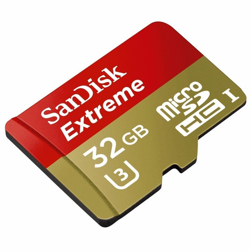 Memoria Micro Sd 32gb Sdhc Sandisk Extreme 60mb/s Gopro 4k