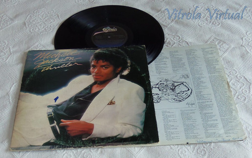 Lp Michael Jackson Thriller 1982 Epic Com Encarte Nacional