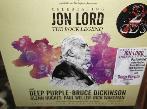 Jon Lord Rock Legend 2cds Importado Digipak Sellado