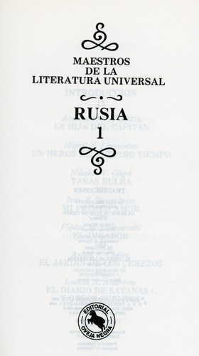 Rusia 1 - Maestros De La Literatura Universal.