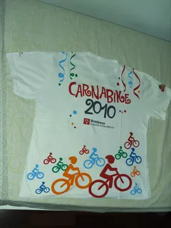 Camiseta Oficial Da Ciclofaixa De São Paulo - Carnabike 2010