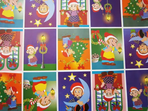 Papel De Regalo Navidad Niños-
