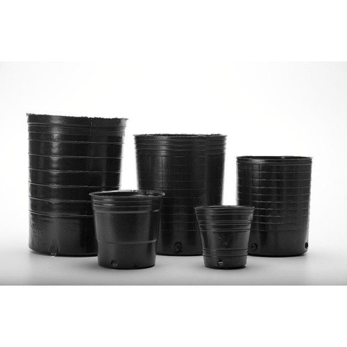 Macetas Sopladas De Plastico Plastica Negras 15 Litro X100 U