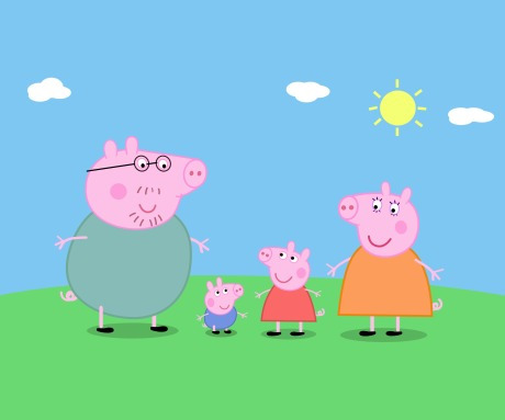 Peppa Pig Painel Lona Banner Decoração Frete Gratis