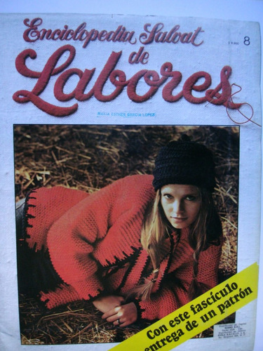 Revista Enciclopedia Salvat De Labores,tejido,crochet,diseño