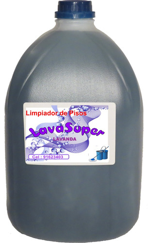 Limpia Pisos Lavanda Lavasuper Bidon De 5 Litros