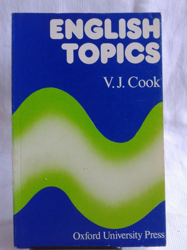 English Topics V J Cook Oxford University Press En Ingles